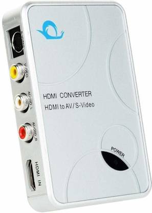 Tobo HDMI to AV or S-Video Converter High Definition Video Audio Converter. Media Streaming Device