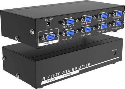 TERABYTE 8 Port VGA Switch Box Switcher Video Splitter Selector Monitor Media Streaming Device