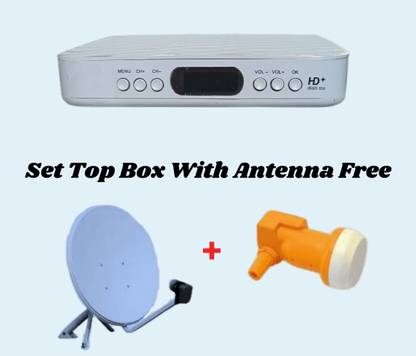 KL-TECH DD Free Dish Set Top Box Receiver Free to Air for Dth direct to home-(DTH-MPEG2 Media Streaming Device