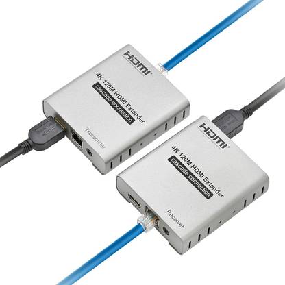 coolcold HDMI Extender 120m Cascade Connection HDMI RJ45 LAN IR Transmitter Receiver Media Streaming Device