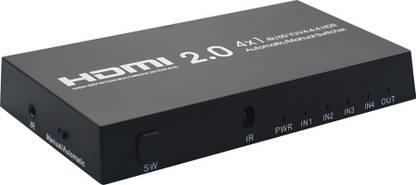 Tobo HDMI 2.0 4x1 Auto/Manual Switcher Support 4K/60Hz YUV 4 for home theater Media Streaming Device
