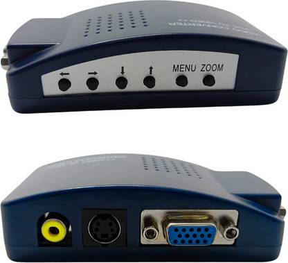 Octec VGA to BNC Video and S-Video Converter|Multi-Standard Video Support Media Streaming Device