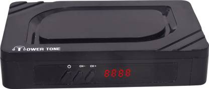 TOWER TONE MPEG2 Free to Air Set Top Box 150+ Life Time Free Channel Media Streaming Device