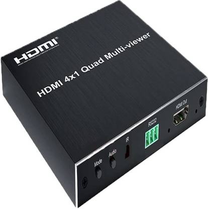 All mobile solution 4x1 HDMI Quad Multiviewer RS232 Port 1080p HDMI Splitter Seamless Switch. (0271) Media Streaming Device