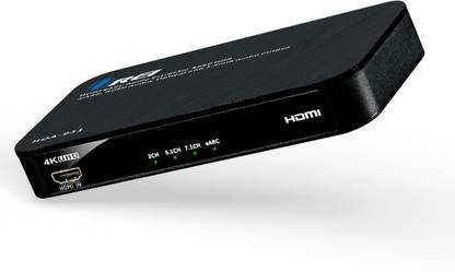 OREI eARC 4K 60Hz Audio Extractor Converter Soundbar 18G HDMI 2.0 ARC, (HDA-931) Media Streaming Device