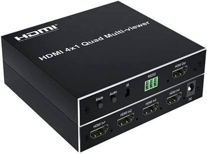 Tobo HD 4X1 HDMI Multi-viewer 4 Screen Splitter Switch Hdmi Multiviewer Quad Media Streaming Device