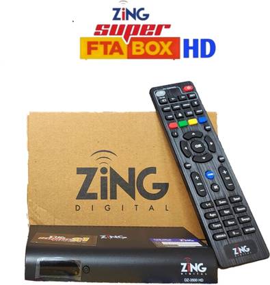 Zing SUPER FTA DISH HD 2 IN 1 BOX Media Streaming Device