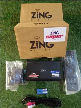 Zing super FTA DZ-3700 2 in 1 box Media Streaming Device