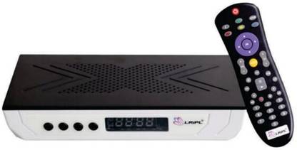 LRIPL HD MPEG-4 DD Free Dish Set Top Box |USB & HDMI Port| 120+ Lifetime Free Channels Media Streaming Device