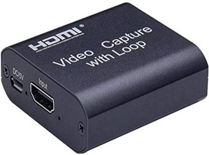 All mobile solution 4K HDMI Video Capture Card with Loop Out HDMI to USB 2.0 Video Capture (0132) Media Streaming Device