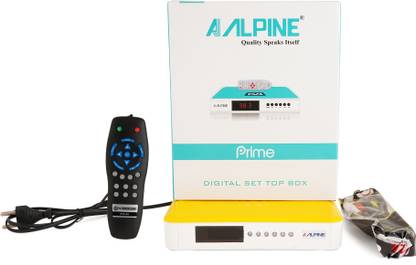 Alpine PRIME SD (PLASTIC) FREE DISH DTH FREE TO AIR CHANNEL Media Streaming Device