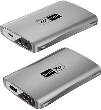 microware Video Capture Card Recording 4K 30FPS 2K 60FPS 1080P 120FPS HDMI to USB C Media Streaming Device
