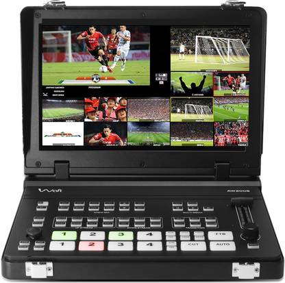 AIWaft 4 SDI & 4 HDMI Video Mixer 10.1" Screen For Audio Mixing, Streaming & Recording Media Streaming Device