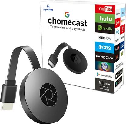 MARS ChromeCast Portable Wireless Wi-Fi Display Dongle TV Stick Media Streaming Device