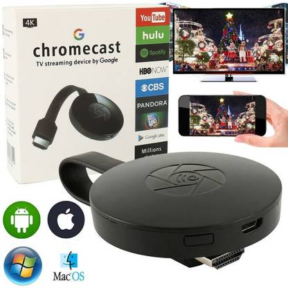 GUGGU PQT_109Y Chrome cast WiFi HDMI Dongle & Wireless Display for TV Media Streaming Device