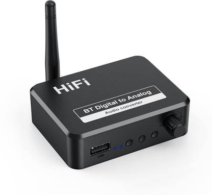 Tobo Bluetooth Receiver and Transmitter, Bluetooth 5.3, Support 2 Headsets TD-1182WA Media Streaming Device