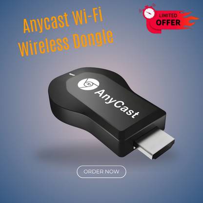 GUGGU AnyCast Wi-Fi Wireless Display Dongle Wireless HDMI Screen Mirroring AdaptorR309 Media Streaming Device