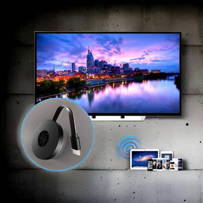FRONY Smart Streaming: Chromecast HDMI Dongle for Wireless Media Playback V12 Media Streaming Device