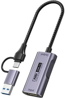 Tobo Video Capture Card, Real USB3.0 HDMI to USB C Capture Card, 4K Full TD-1023HVC Media Streaming Device