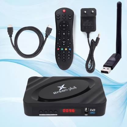 STREAM PLUS Original Free Channels SET TOP BOX HD 1080P [Also with Wifi for YouTube Access] Media Streaming Device