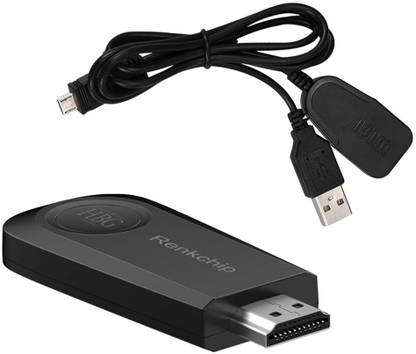 HumBiG Renkchip E10 Wireless Display Dongle 4K Cast HDMI Dongle for Smart TV Media Media Streaming Device