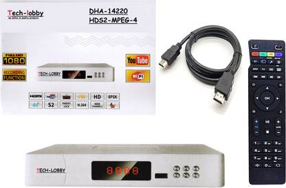 TECH-LOBBY Skyvision Mpeg-4 Settop box Media Streaming Device