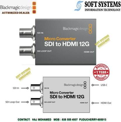 Blackmagic Design Micro Converter SDI to HDMI 12G Media Streaming Device