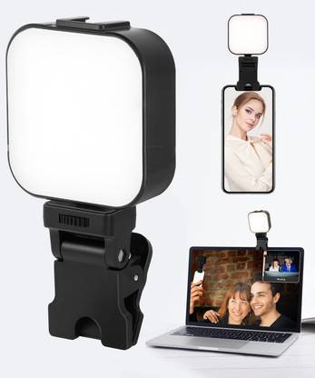 Clefairy LED Video Light on Camera,Mini LED Camera Lights 250 lx Camera LED Light