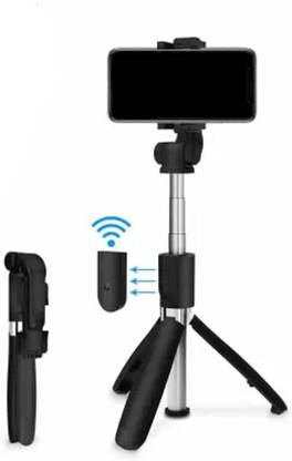 RENTOOR R1S 3-in-1 Multifunctional Selfie Stick Tripod Stand R1s Bluetooth Selfie Sticks Tripod