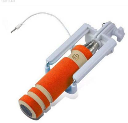 blue seed Extendable Aux Wired Selfie Stick Monopod Cable Selfie Stick