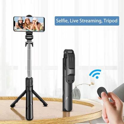Infinite Digital with Wireless Remote And Extended Tripod Stand Bluetooth Selfie Stick
