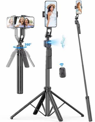 RETRACK C17 Smart AI Tracking Tripod Gimbal 1635mm long Anti-Shake Quad-Leg Stand Bluetooth Selfie Stick
