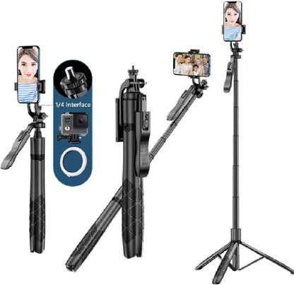 ATSolutions All-in-One Solution: L16 Wireless Selfie Stick, Tripod, and Monopod Bluetooth Selfie Stick