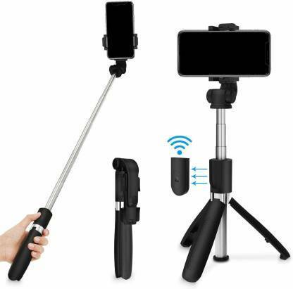 add2cart 3-in-1 Multifunctional Extendable Bluetooth Selfie Stick Monopod, Tripod