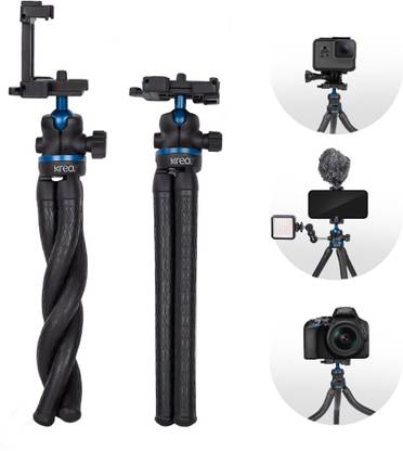 Kreo Gopod Gorilla tripod stand for mobile phones and cameras, vlogging travel tripod Bluetooth Selfie Stick