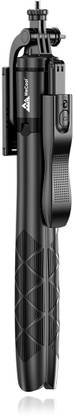 WeCool S5 Selfie Stick with Tripod Stand, 6section Telescopic Pole with 61in/154cm Long Stick, Ultimate Stability with 360° Rotating Handle & Reinforced Tripod Stand, Selfie Stick for Photos &Vlogging Bluetooth Selfie Stick