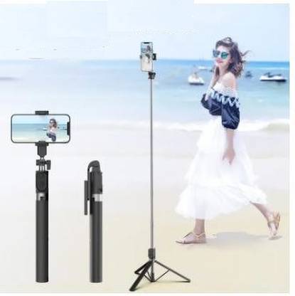 TECHGEAR 1.7 M Selfie Stick Tripod Wireless Bluetooth Selfie Stick Handheld Bluetooth Selfie Stick
