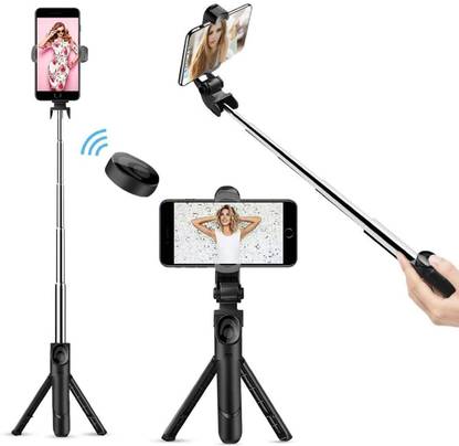 Infinite Digital Bluetooth Selfie Stick with Wireless Remote And Extended Tripod Stand Bluetooth Selfie Stick