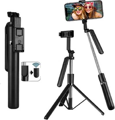 Snekar Phone Tripod, 69" Selfie Stick Tripod for iPhone with Remote, Lightweight Travel Tripod & 360° Rotation, Compatible with iPhone Android Gopro for Selfie/Video Recording/Live Streaming/Vlogging Bluetooth Selfie Stick