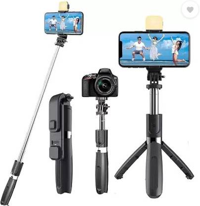 vibetech Selfie stick with Tripod and Remote Bluetooth Selfie Stick