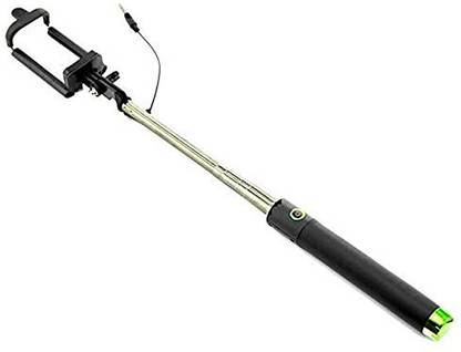 Uborn BLUETOOTH REMOTE CONTROL WIRED SELFIE STICK FOR PHOTOSHOOT ,TRAVELLING & SELFIE. Bluetooth, Cable Selfie Stick