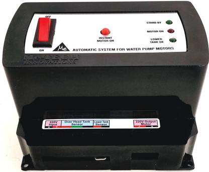 Me-TECH INNOVATIONS MOHALI Automatic System (Water Level Controller) with 1 Tank Sensor-Switch P-5550 (1) Wired Sensor Security System