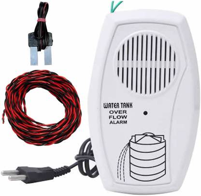 FStyler Electric Water Tank Overflow Alarm with High Quality Overflow Voice Sound & 15mtr Connecting Wired Wired Sensor Security System