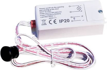 GeldTechSensor Wardrobe/Cabinet IR Sensor for Auto Lights On\Off Upon Door Open & Closing Wired Sensor Security System