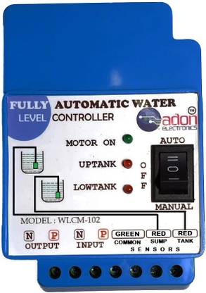 AdonElectronics Fully Automatic Water Level Controller With Float Sensors || For Both Tank || Wired Sensor Security System