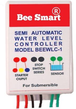 BeeSmart Semi Automatic Water Level controller Manual On, Auto of Model BEEWLC-1 Wired Sensor Security System