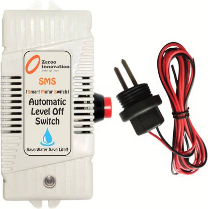 Zeroo Smart Motor Switch (SMS) Water Level Auto cut Off Switch for Borewell Wired Sensor Security System