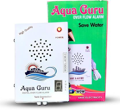 AQUA GURU Metal body AC supply water tank overflow alarm Human voive Wired Sensor Security System
