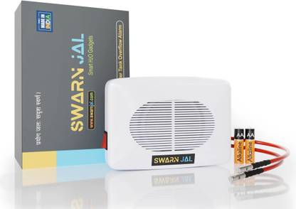 Swarnjal Swarn Jal® (Model : A-VO-C)Liquid Overflow Safety Alarm with 2 Alkaline cells Wired Sensor Security System