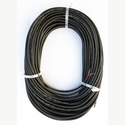 SensaSwitch 90 Feet, Double Insulated, 2 Core Multi Strand, Sensor Signal Wire 0.5 sq/mm Black 90 ft. Wire